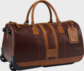 Rawlings Heritage Wheeled Duffle Bag, Brown