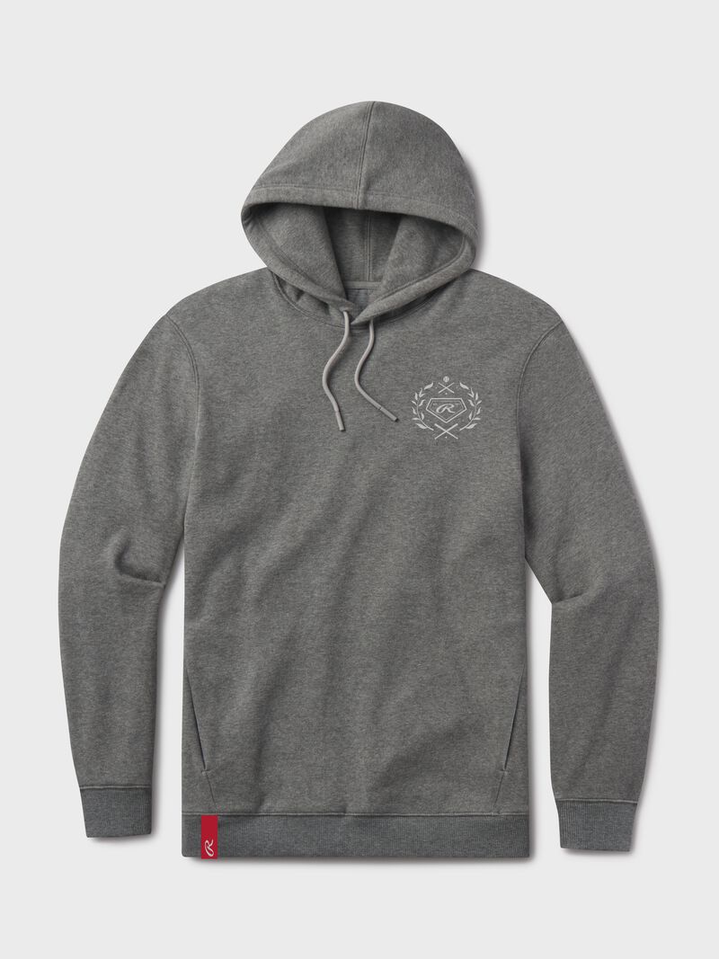 Rawlings x The Normal Brand Puremeso Fleece Hoodie, Athletic Grey