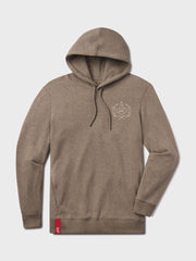 Rawlings x The Normal Brand Puremeso Fleece Hoodie, Dark Tan