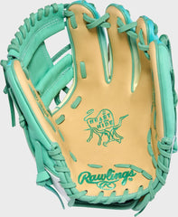 Exclusive Heart of the Hide 11.5-Inch Mint/Camel infield Glove, Right Hand Throw