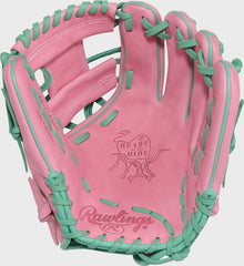 11.5" Heart of the Hide ContoUR Fit Pink Infield Glove, Right Hand Throw