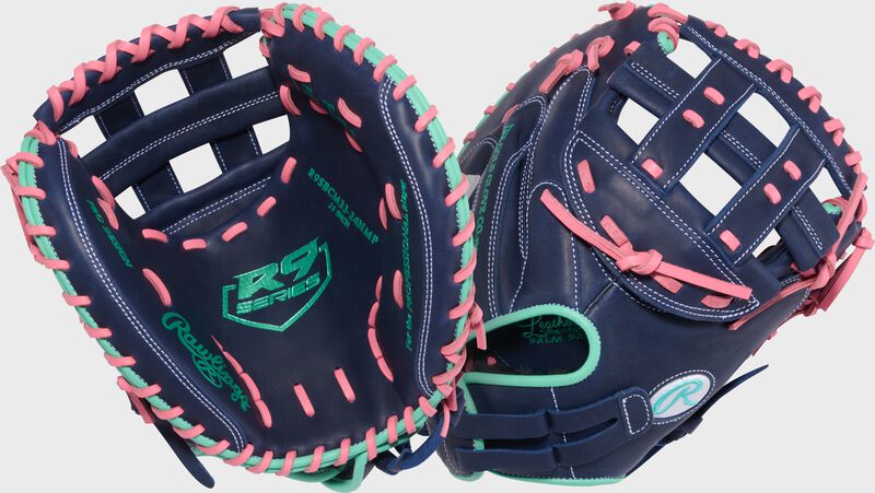 Rawlings R9 Series 33-inch Fastpitch Softball Catcher's Mitt, Right Hand Throw