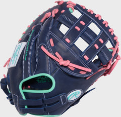 Rawlings R9 Series 33-inch Fastpitch Softball Catcher's Mitt, Right Hand Throw