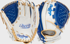 Liberty Advanced Color Series 12 in Fastpitch Glove, White/Royal