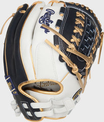 Liberty Advanced Color Series 12.5 in Fastpitch Glove, White/Navy