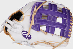 Liberty Advanced Color Series 12.75 in Outfield Glove, White/Purple