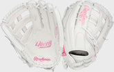 Liberty Advanced Color Series 12.75 in Outfield Glove, White/Pink