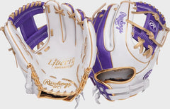 Liberty Advanced Color Series 11.75 in Infield Glove, White/Purple