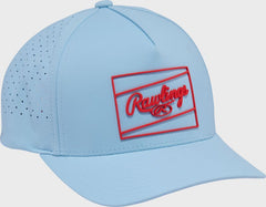Rawlings Light Blue Laser Performance Patch Snapback Hat