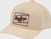 Rawlings Tan Laser Performance Patch Snapback Hat