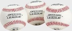 Official League Competition Grade Baseballs, 1, 3, 6 Pack or Dozen