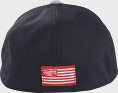 Rawlings Black FlexFit Laser Cut Vented Hat