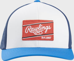 Rawlings Red/White/Blue FlexFit Laser Cut Vented Hat