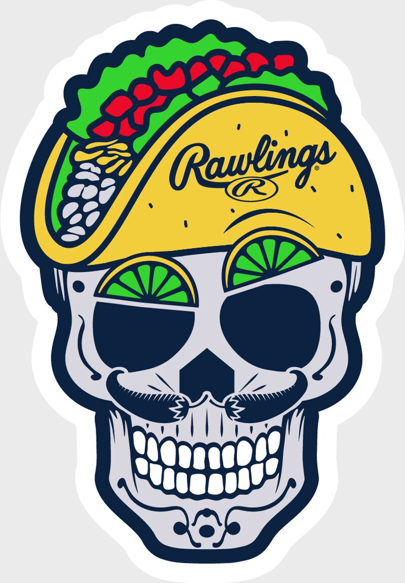 Rawlings Taco Skull Sticker