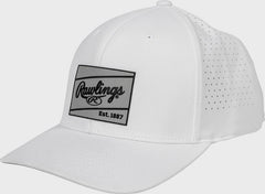 Rawlings Performance Snapback Hat, White