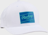 Rawlings White Performance Curved Bill Snapback Hat