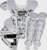 Limited Edition Mach Black Spatter Catcher's Gear Set, Adult, Intermediate, Youth
