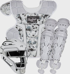 Limited Edition Mach Black Spatter Catcher's Gear Set, Adult, Intermediate, Youth