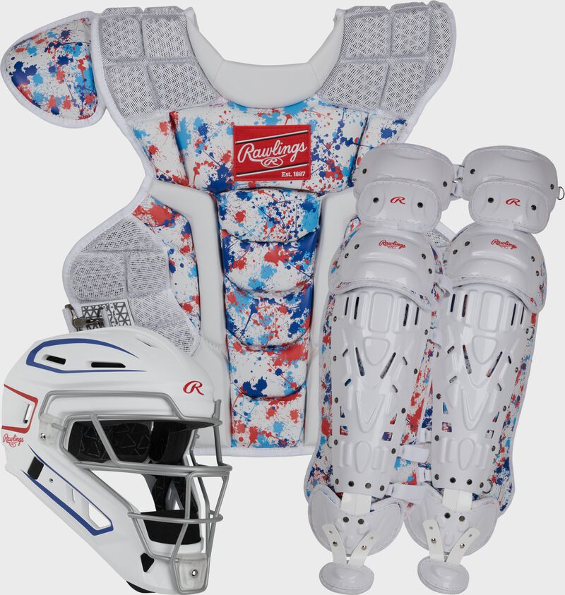Limited Edition Mach USA Spatter Catcher's Gear Set, Adult, Intermediate, Youth