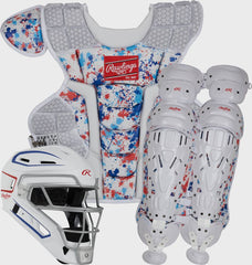 Limited Edition Mach USA Spatter Catcher's Gear Set, Adult, Intermediate, Youth