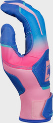 Rawlings Workhorse Royal/Pink Adult Fun Burst Batting Gloves