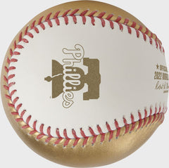 MLB 2022 Gold World Series Dueling Baseball