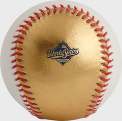 MLB 2025 Gold World Series Dueling Baseball, 1 Ball