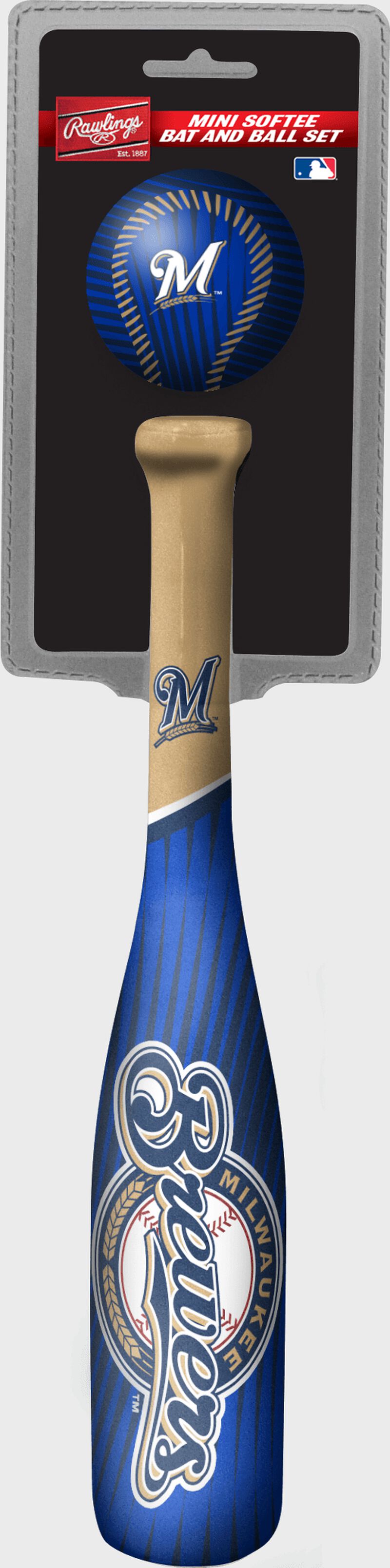 MLB Mini Slugger Softee Bat & Ball Set, All 30 Teams
