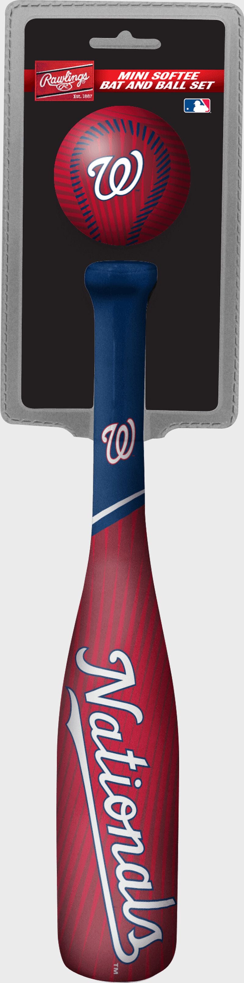 MLB Mini Slugger Softee Bat & Ball Set, All 30 Teams