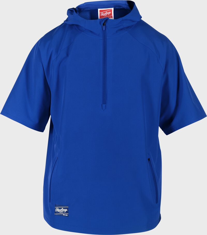 Rawlings ColorSync Short Sleeve Hooded Cage Jacket
