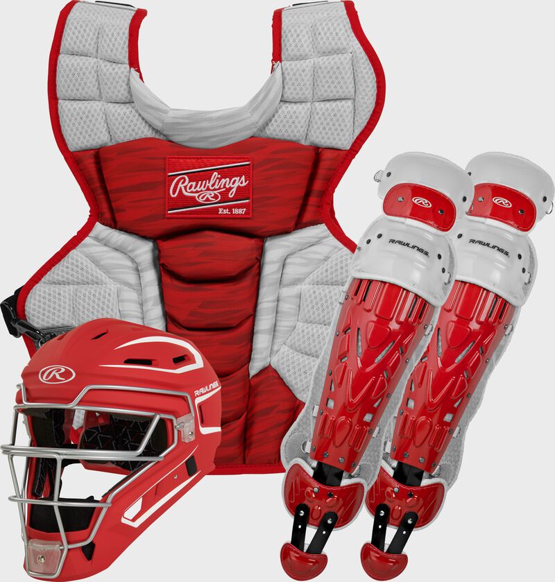 Rawlings Velo 2.0 Catcher's Gear Set, Adult, Intermediate, Youth