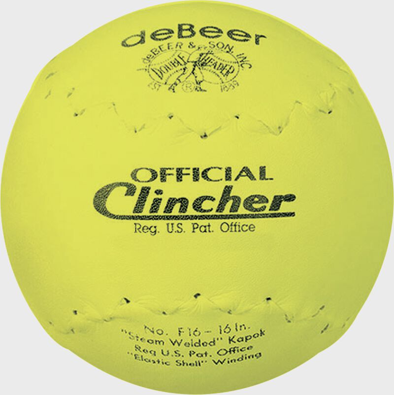 deBEER 16 in Clincher Yellow Softballs