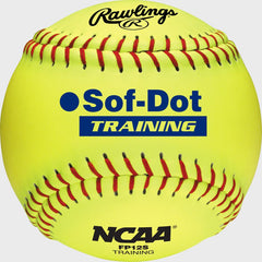Rawlings 12-Inch NCAA Soft Poly-Core Fastpitch Training Ball, Dozen