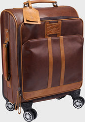 Rawlings Heritage Spinner Trolley Bag, Brown