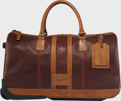 Rawlings Heritage Wheeled Duffle Bag, Brown