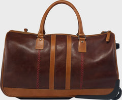 Rawlings Heritage Wheeled Duffle Bag, Brown