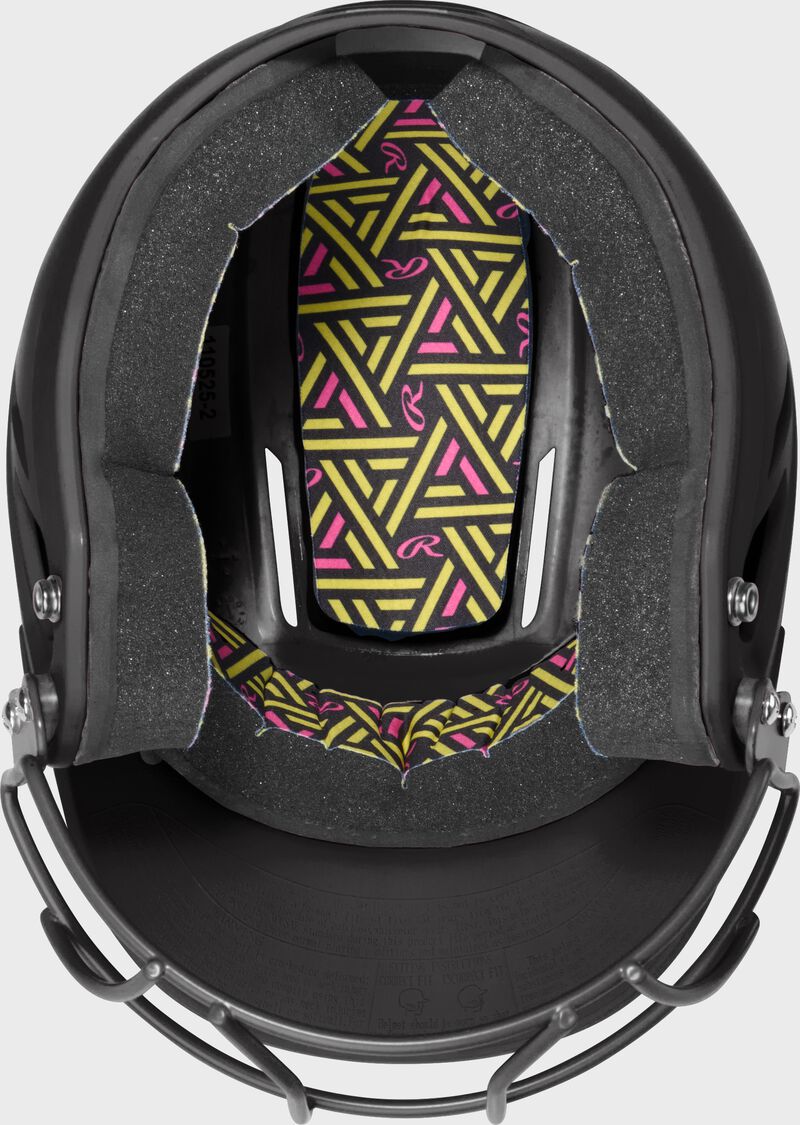 Rawlings CoolFlo Max Highlighter Youth Batting Helmet with Face Guard