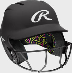 Rawlings CoolFlo Max Highlighter Youth Batting Helmet with Face Guard