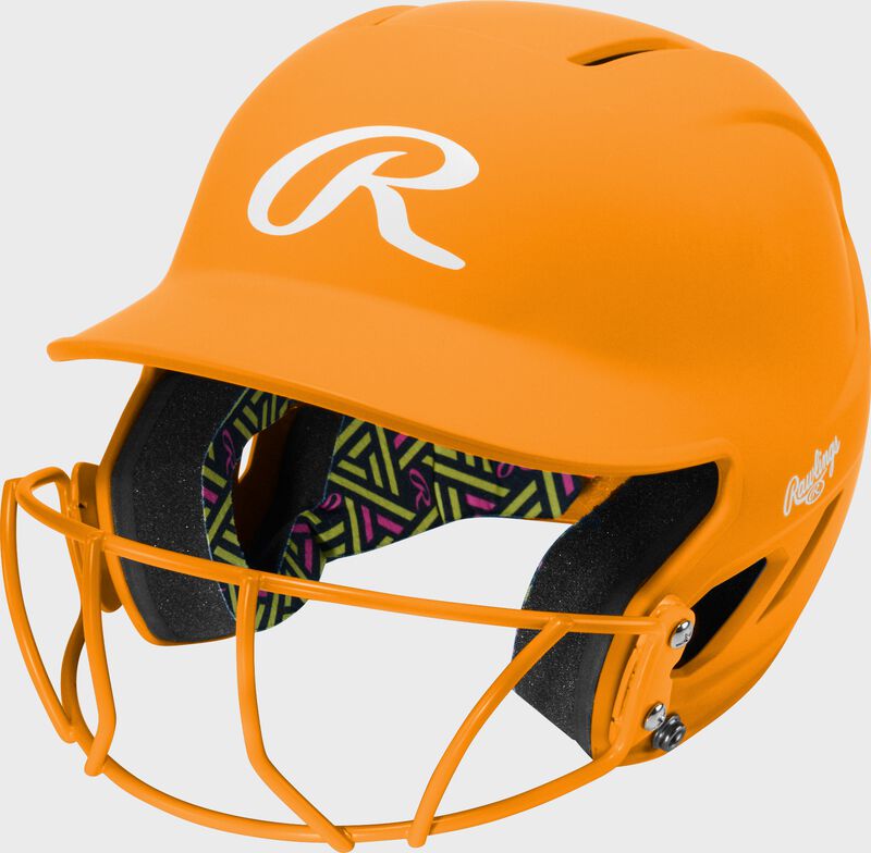 Rawlings CoolFlo Max Highlighter Youth Batting Helmet with Face Guard