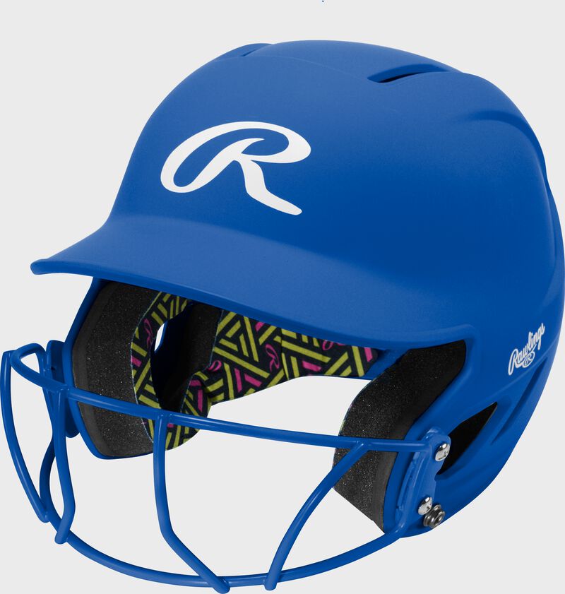Rawlings CoolFlo Max Highlighter Youth Batting Helmet with Face Guard