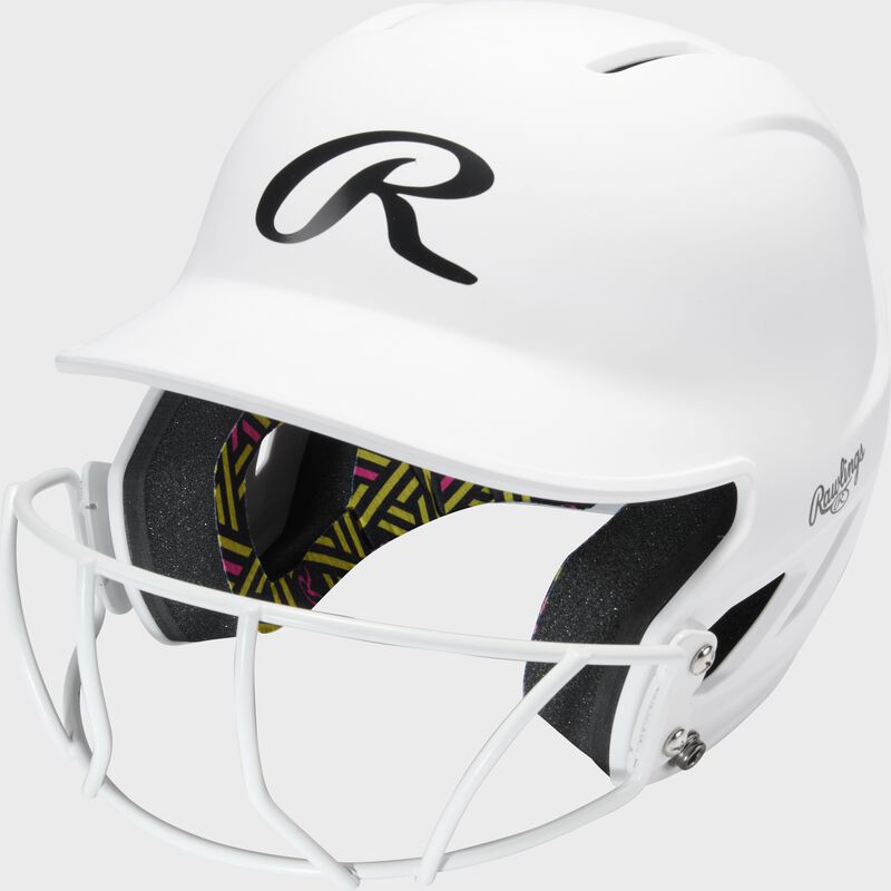 Rawlings CoolFlo Max Highlighter Youth Batting Helmet with Face Guard