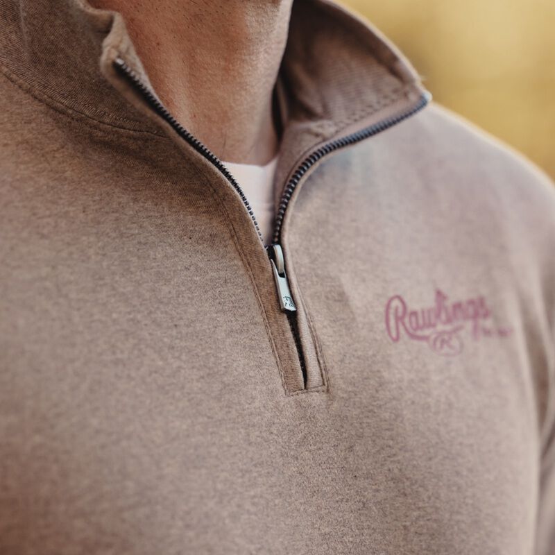 Rawlings x The Normal Brand Puremeso Weekend Quarter Zip, Khaki