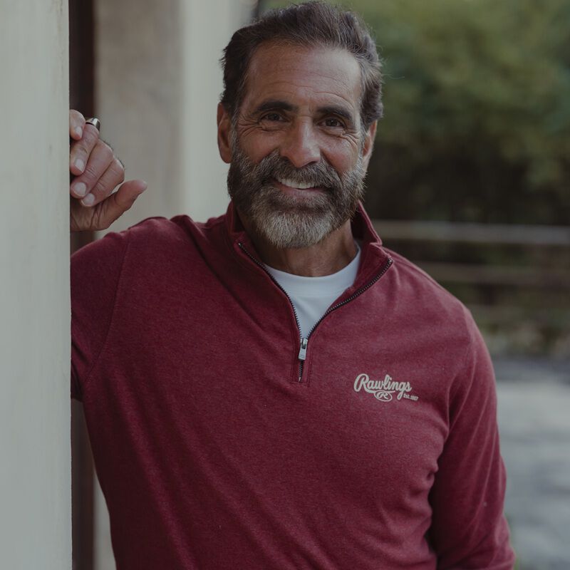 Rawlings x The Normal Brand Puremeso Weekend Quarter Zip, Maroon