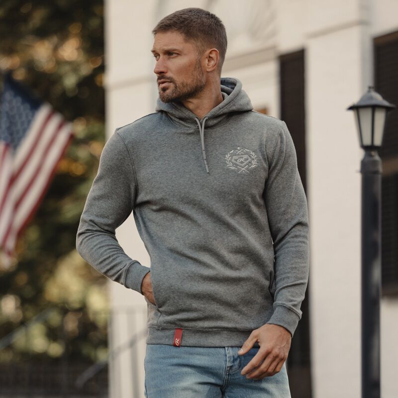 Rawlings x The Normal Brand Puremeso Fleece Hoodie, Athletic Grey