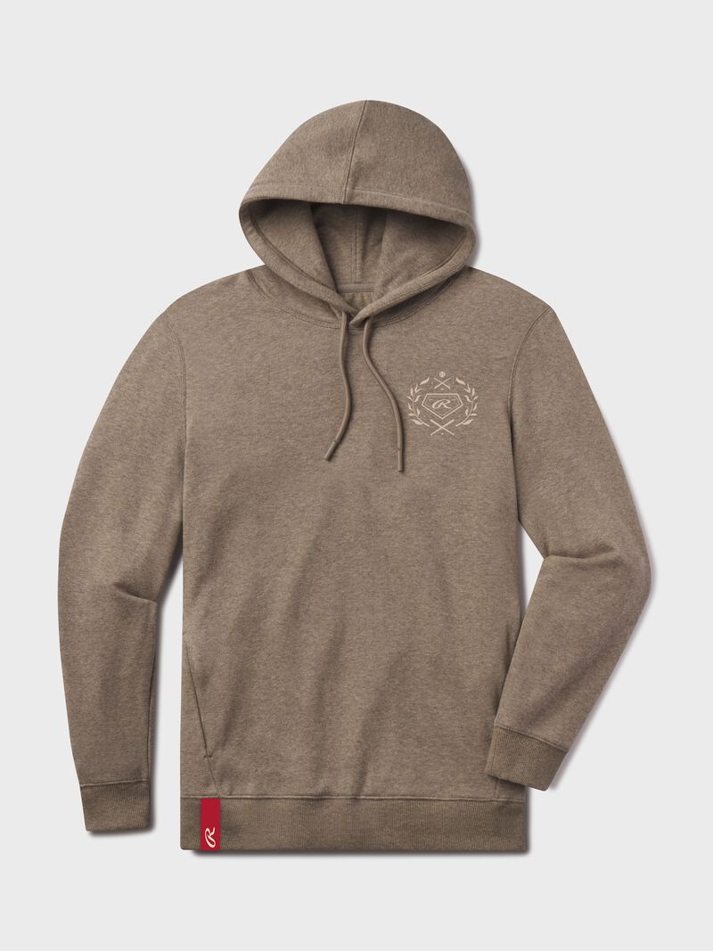 Rawlings x The Normal Brand Puremeso Fleece Hoodie, Dark Tan