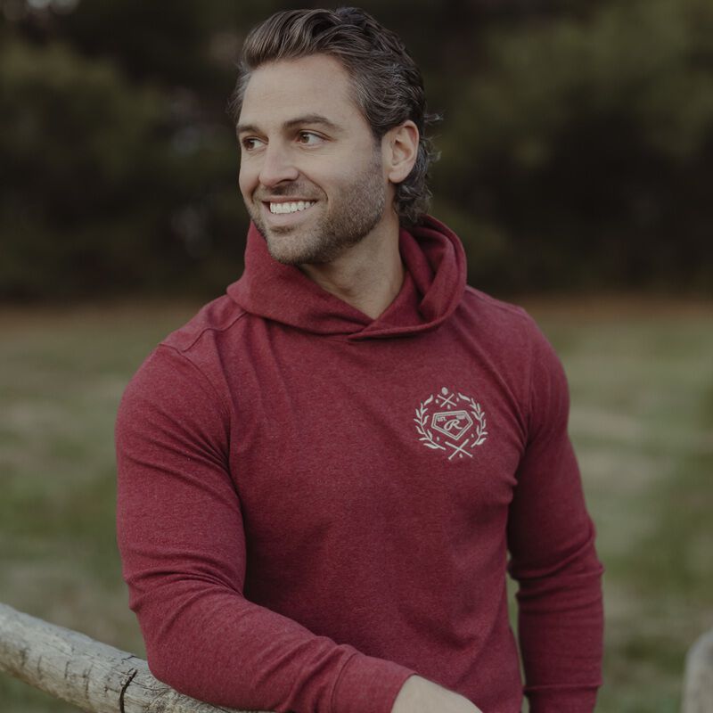Rawlings x The Normal Brand Puremeso Fleece Hoodie, Maroon