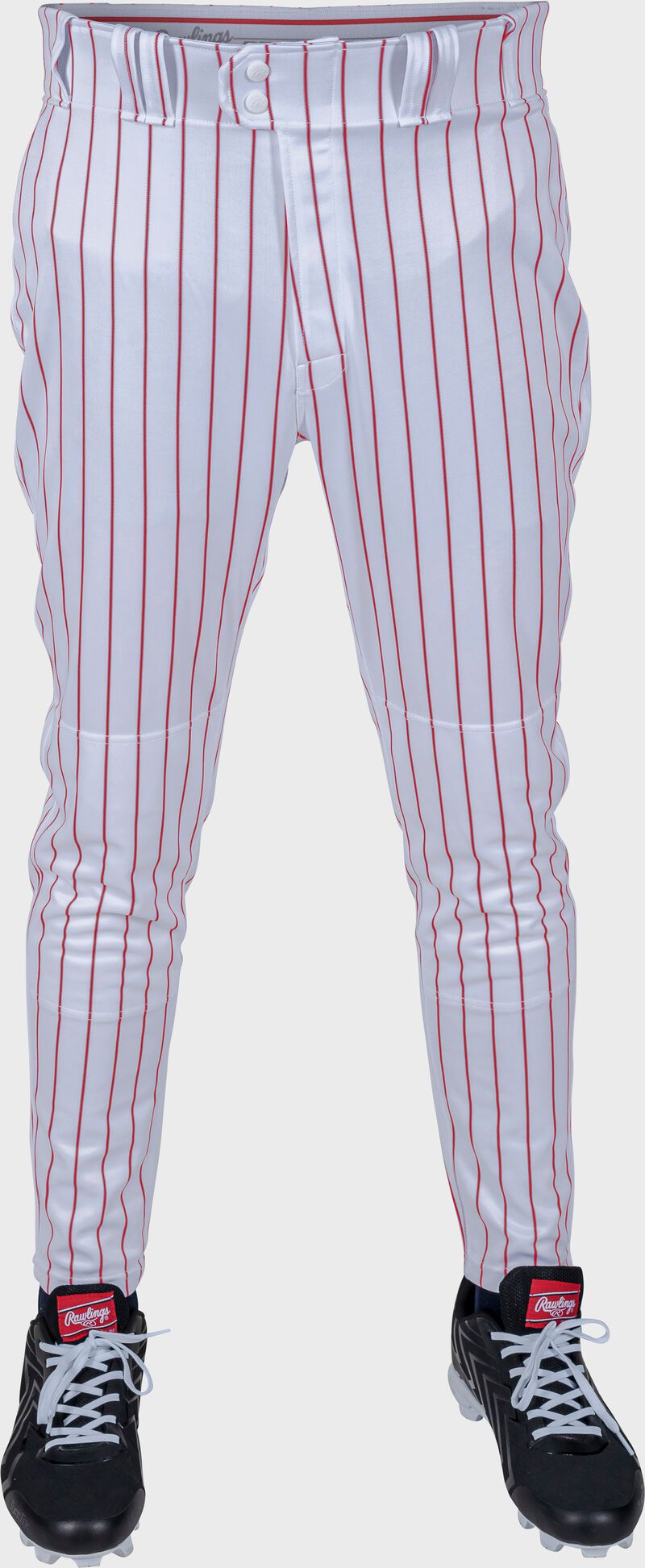Rawlings 150 Jogger Fit Pinstripe Baseball Pants, Adult & Youth