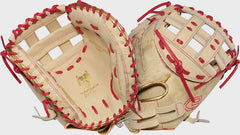 Rawlings Kinzie Hansen K9 Heart of the Hide 33-inch Fastpitch Softball Catcher's Mitt, Right Hand Throw