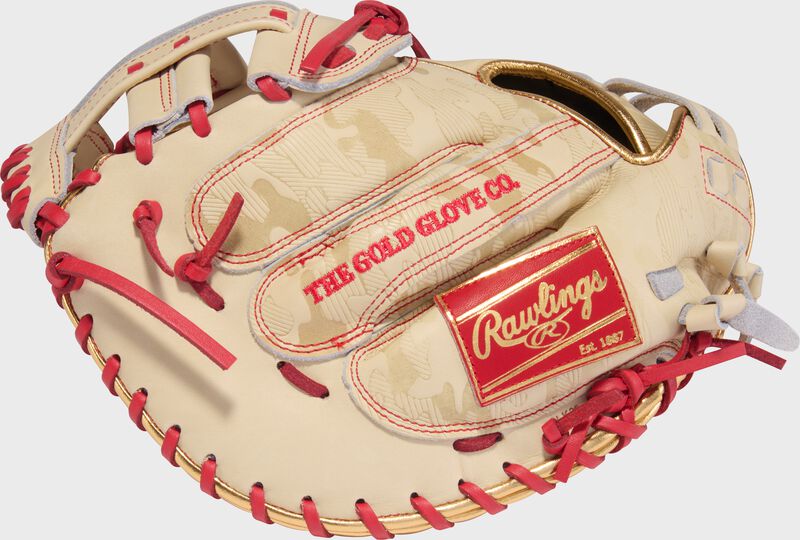 Rawlings Kinzie Hansen K9 Heart of the Hide 33-inch Fastpitch Softball Catcher's Mitt, Right Hand Throw