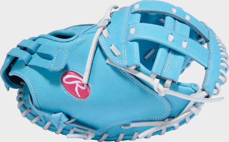 Rawlings Heart of the Hide 34-inch Fastpitch Softball Catcher's Mitt, Right Hand Throw